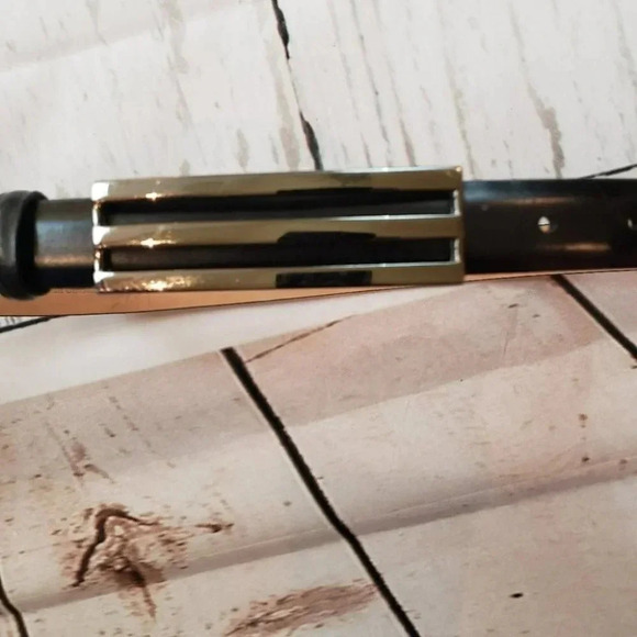 WCM NY  M genuine‎ Italian calfskin black belt - Picture 4 of 5